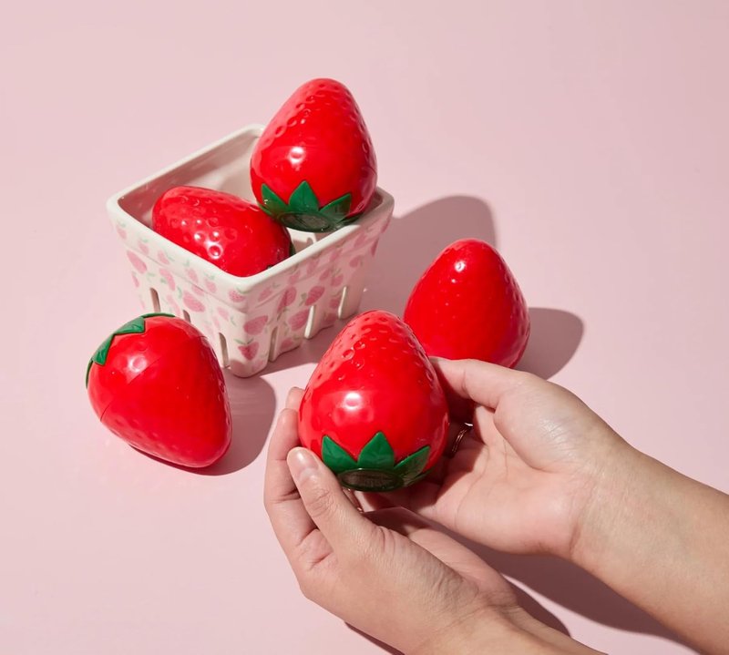 TONYMOLY Strawberry Hand Cream - Hydrating Moisturizer with Strawberry Extract & Shea Butter | Lightweight Formula for All Skin Types