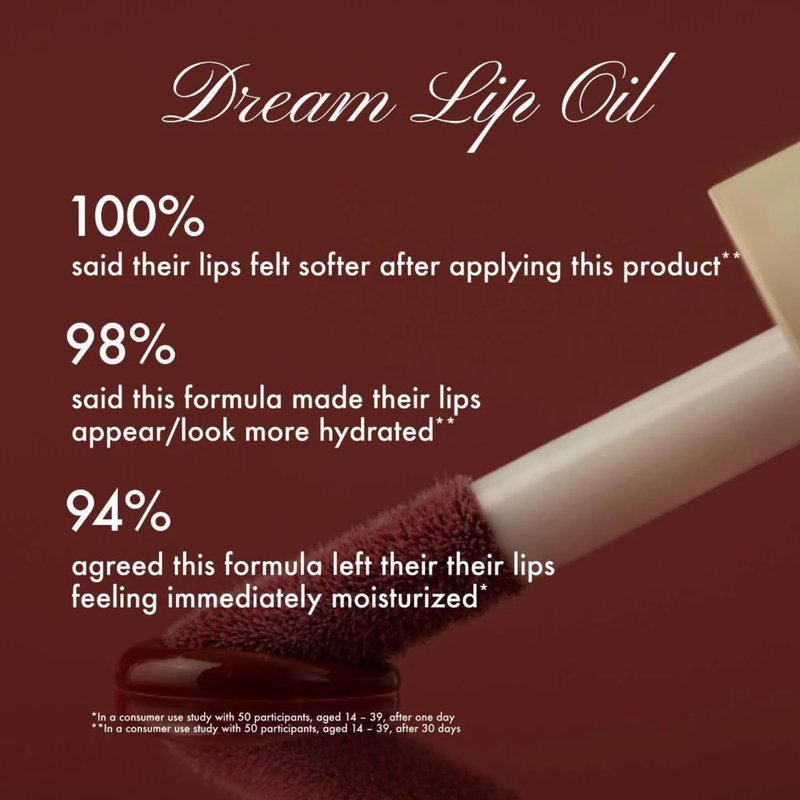 Dream Lip Oil | Hydrating Tinted Lip Gloss with Skincare Benefits - Non-Sticky Formula for Softness & Shine - Bare Sand (0.15 Oz)
