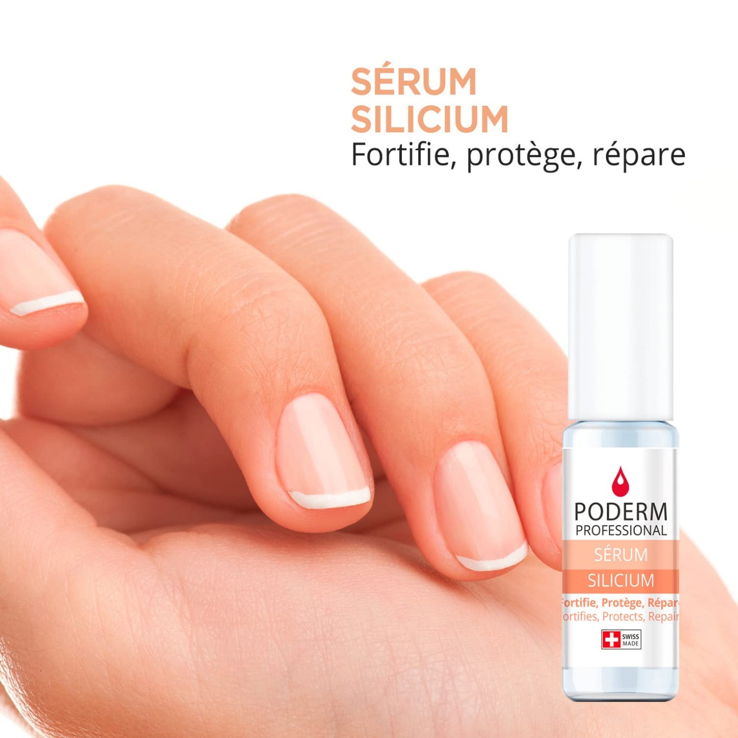 Nail Strengthener for Damaged Nails - 100% Natural Vegan Formula | Fortifies, Protects & Repairs Weak Nails