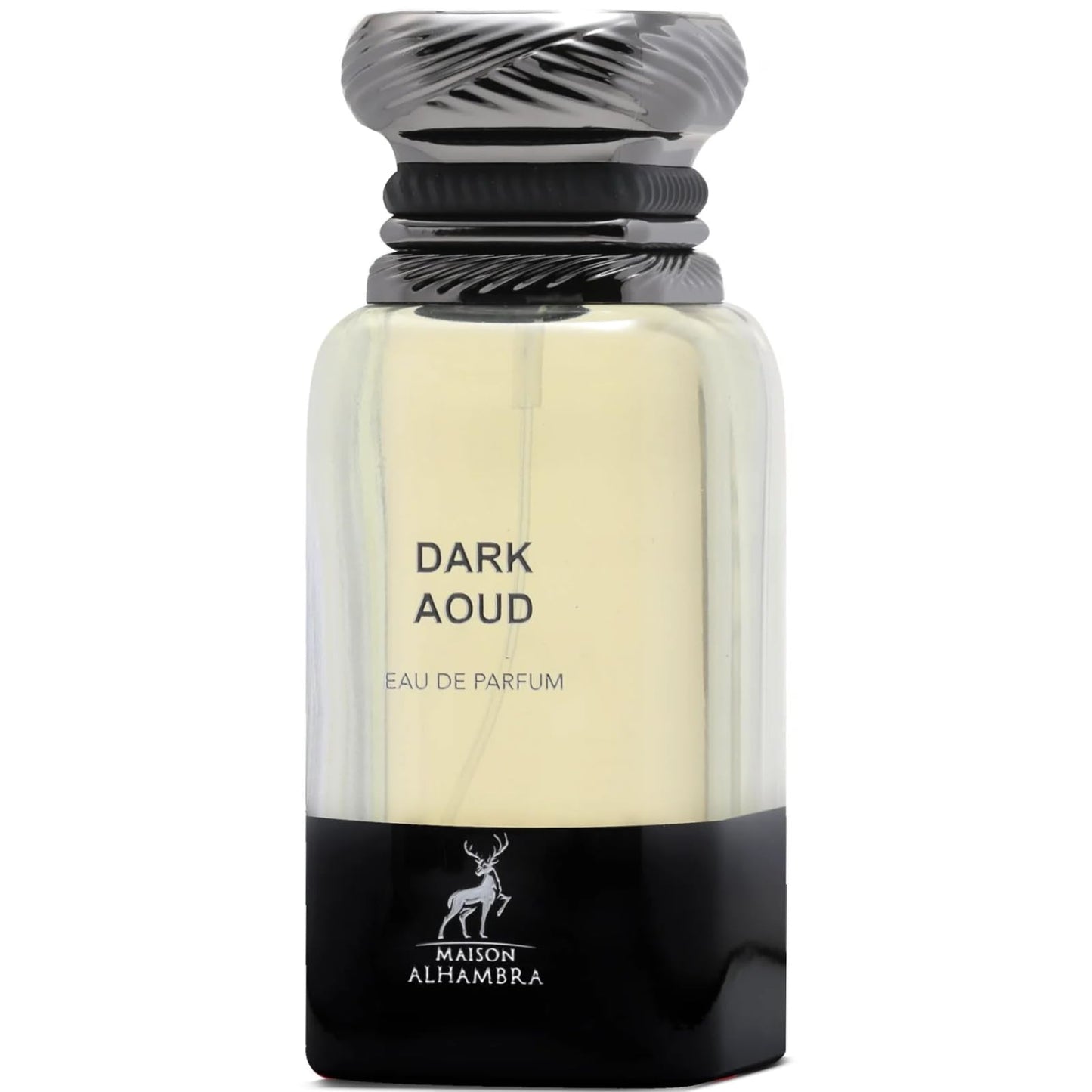 Maison Alhambra Dark Aoud – Spicy, Woody, Oud, Oriental – Eau de Parfum Spray Long-Lasting Fragrance for Unisex, 2.7 Ounce / 80 ml