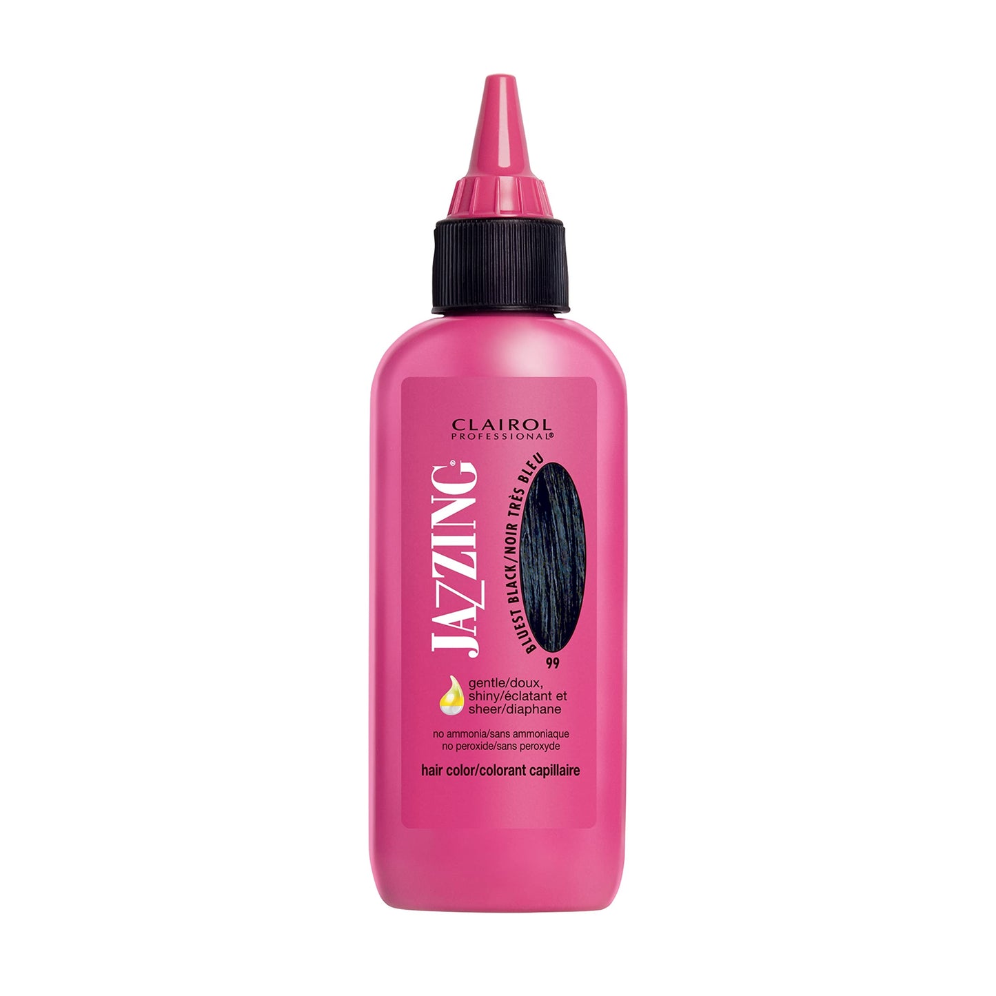 Clairol Professional Jazzing Semi-Permanent Hair Color, No.99 Bluest Black, 3 oz.