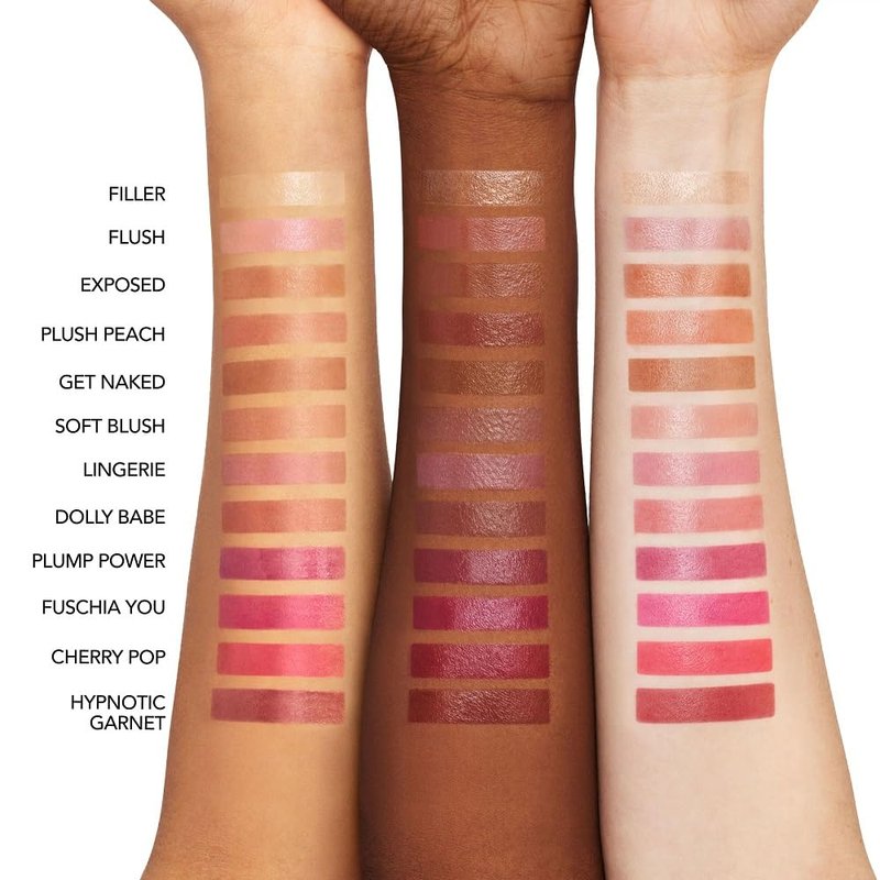 Buxom Women's Plump Shot Plumping Lip Serum - Shimmer Chrome Tints, Glossy - Filler (Clear)