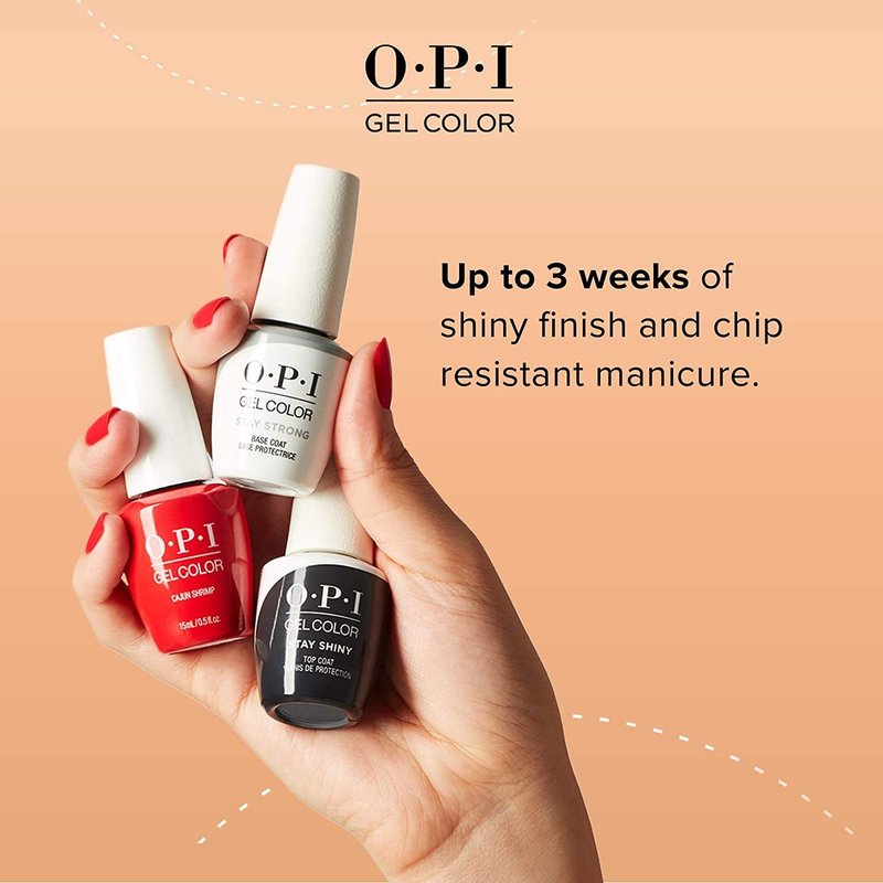 OPI GelColor Rub-a-Pub-Pub | Opaque Dark Gray Crème LED Cure Gel Nail Polish | Salon-Quality Shine, Long-Lasting Wear | Scotland Collection | 0.5 Fl Oz