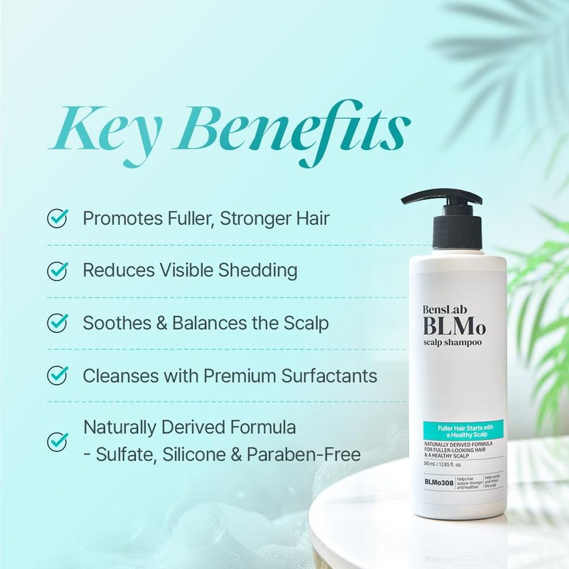 Hair Growth Shampoo - DHT Blocker with Biotin & Caffeine | Thickening Formula for Thinning Hair | 12.85 fl. oz.