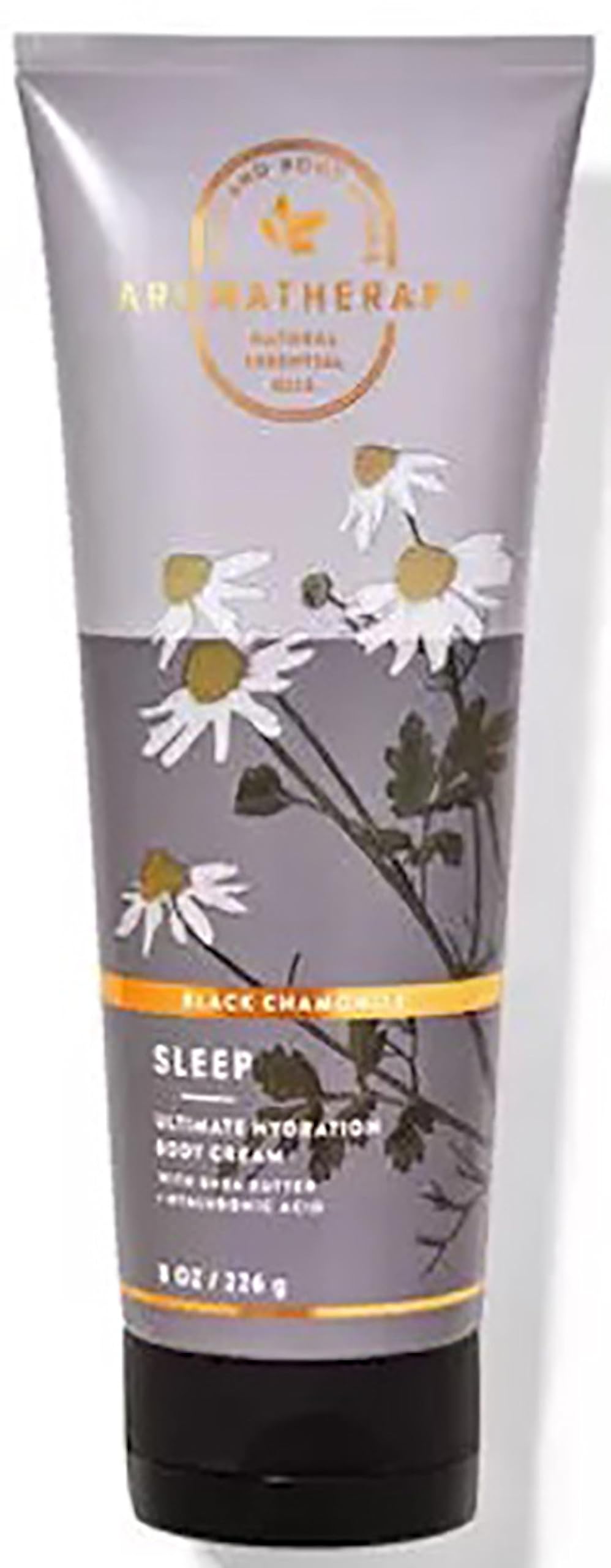 Bath and Body Works Black Chamomile Body Care Aromatherapy Moisturizing Body Cream w/Essential Oils - 8 oz Many Scents (Black Chamomile)