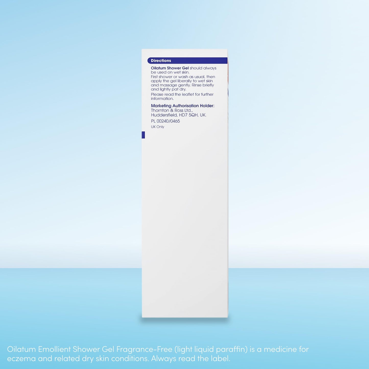 Oilatum Shower Gel Fragrance Free to Treat Dry Skin & Eczema 150ml