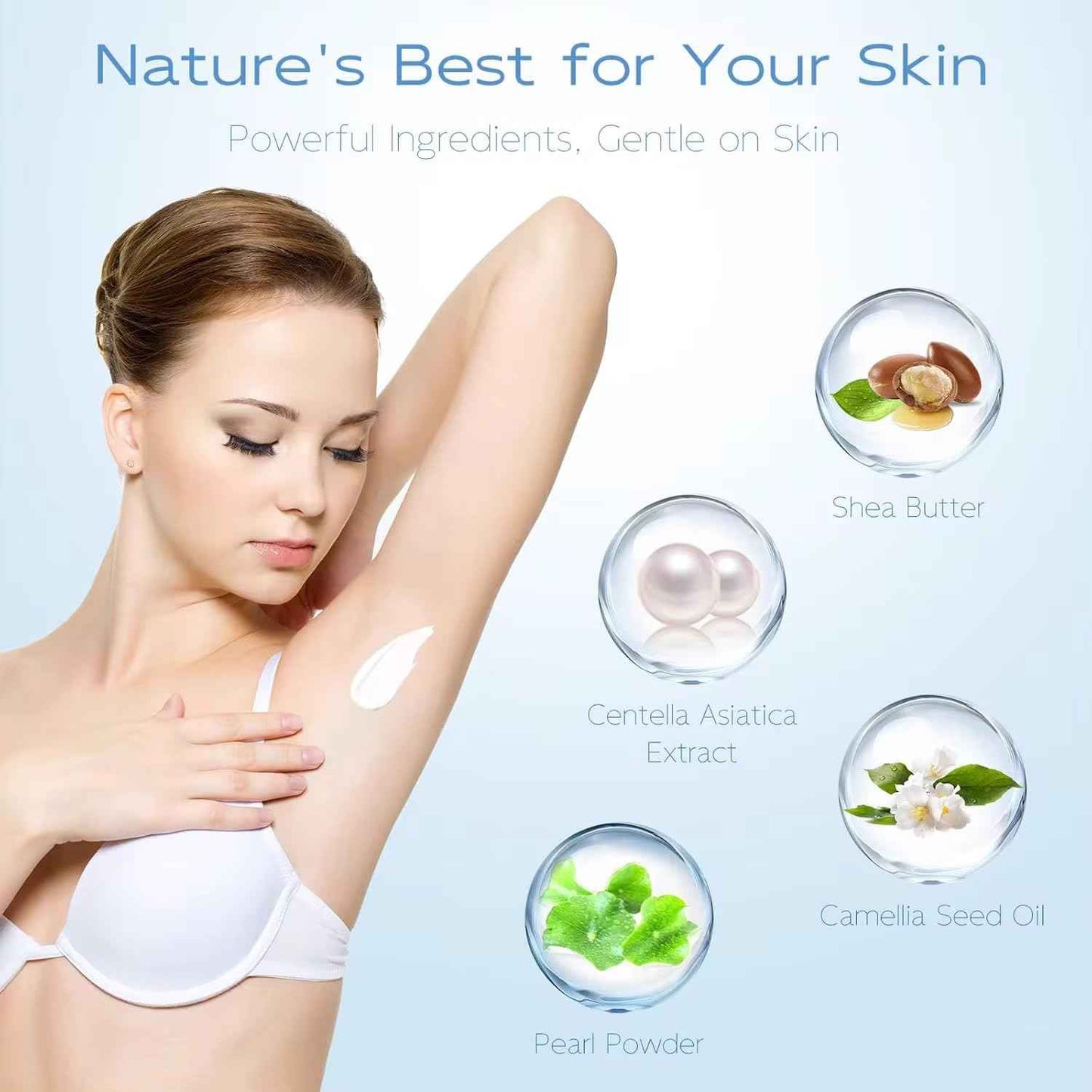 Skin Bleaching Cream for Intimate Areas – Vitamin C Dark Spot Remover for Underarms, Knees, Elbows & Bikini Line