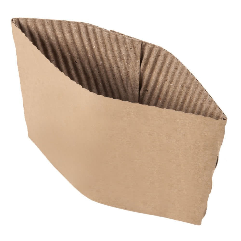 Perfectware Coffee Sleeves-100ct Coffee Sleeves Fits, 10-20 oz. Cups (Pack of 100), Natural Brown, large