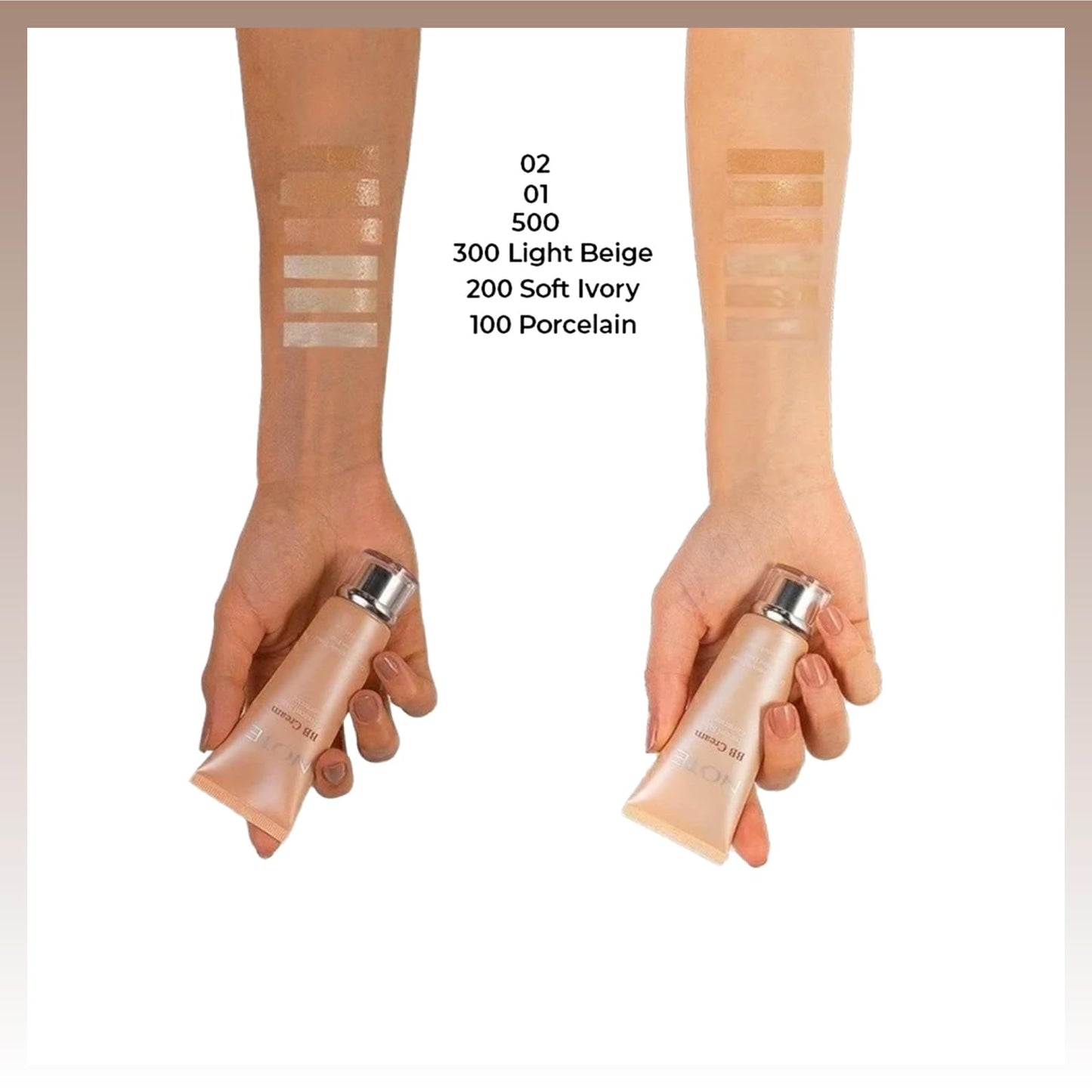 Note Cosmetique BB Cream SPF 15 - Tinted Moisturizer Face Cream with Vitamin E - Hydrating Foundation Makeup - 01 Natural - 1 oz
