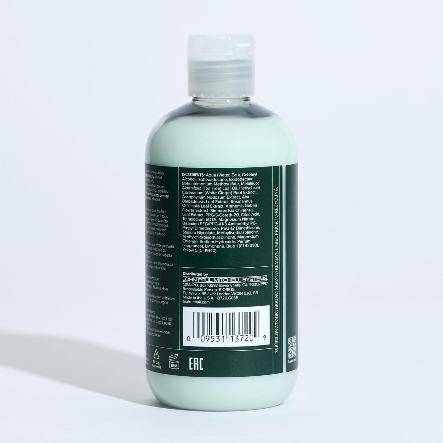 Tea Tree Conditioner - Detangling & Smoothing Formula for All Hair Types | Nourishing & Softening