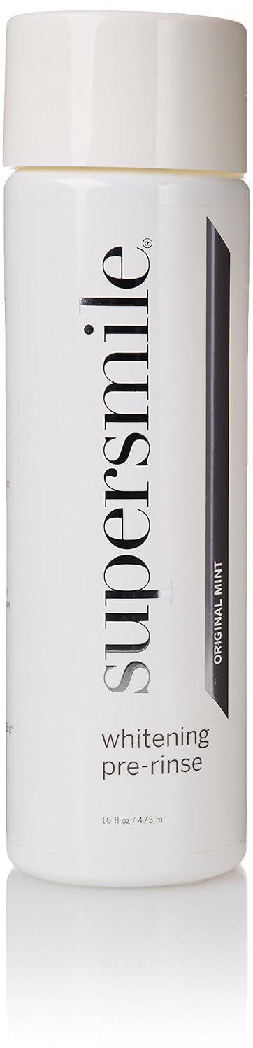 Supersmile Whitening Pre-Rinse - Dental Mouthwash for Teeth Whitening & Fresh Breath - Alcohol-Free | 16 Fl Oz