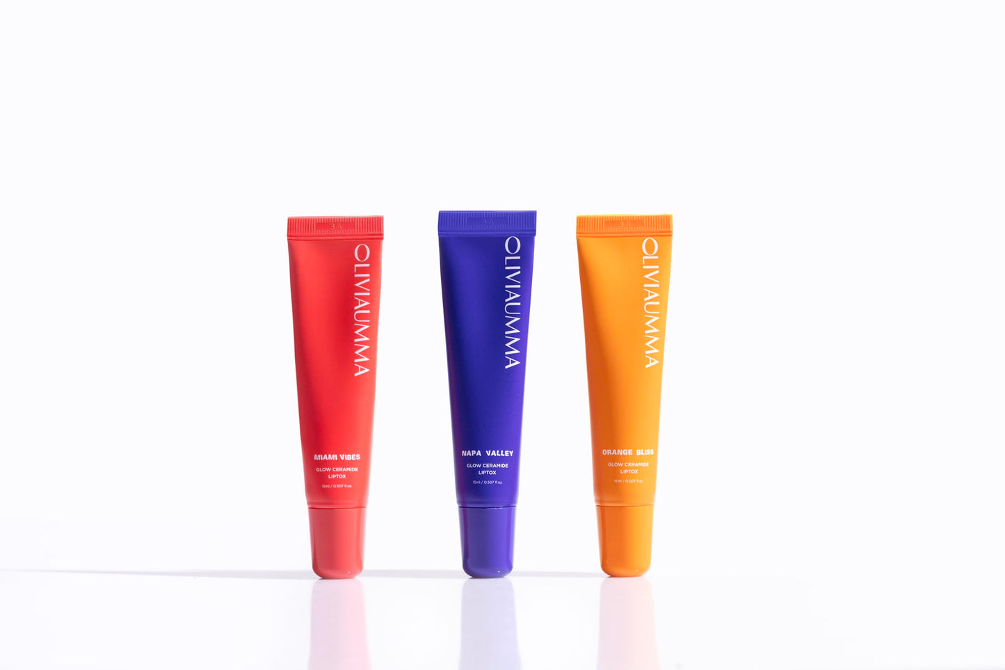 OLIVIAUMMA Glow Ceramide Liptox Miami Vibes – Moisturizing Korean Lip Gloss for Women to Hydrate and Glow with Shea Butter & Ceramides – Lipgloss for Dry, Chapped Lips – 15 ml