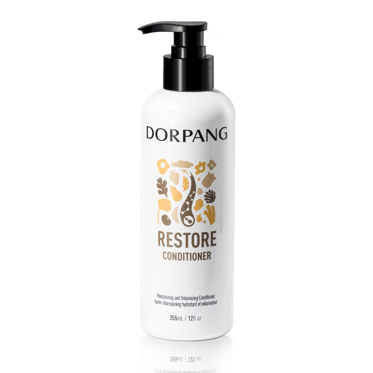 DORPANG Deep Conditioner for Damaged Hair, Hair Mask Keratin Treatment with KeraMatch™, Repairs Split Ends Moisturizing & Volumizing, Lightweight Color Safe Formula 12 fl oz