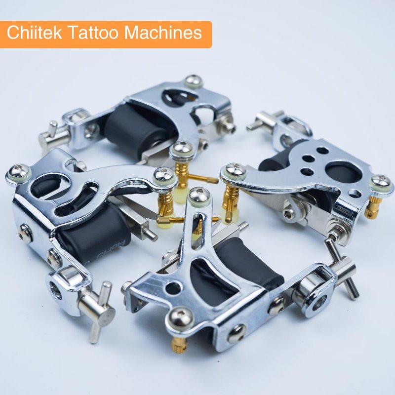 Professional Tattoo Kit - 4 Machine Guns, 40 Color Inks & Power Supplies | Complete Set for Beginners