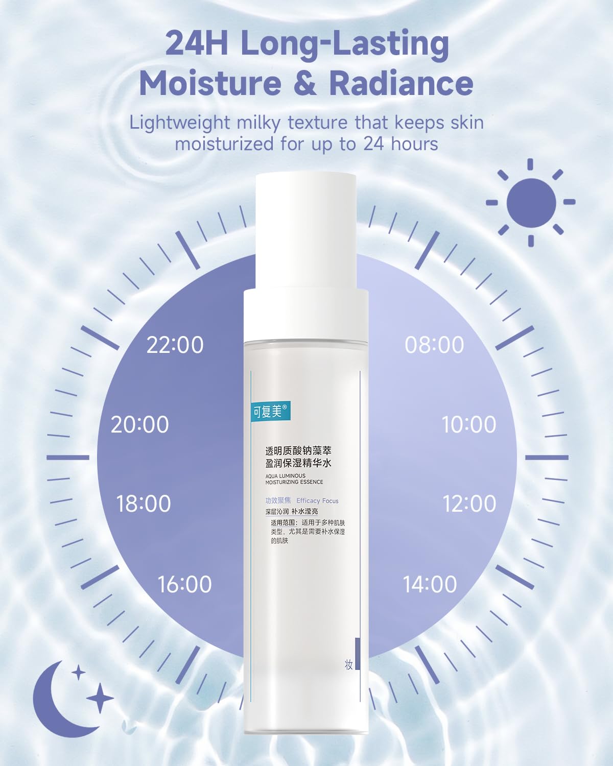 KOMFYMED Hydrating Essence Toner – Hyaluronic Acid & Algae Extract Facial Toner for Deep Hydration, Lightweight Moisture for Sensitive & Dehydrated Skin (4.1 Fl. Oz./120 mL)