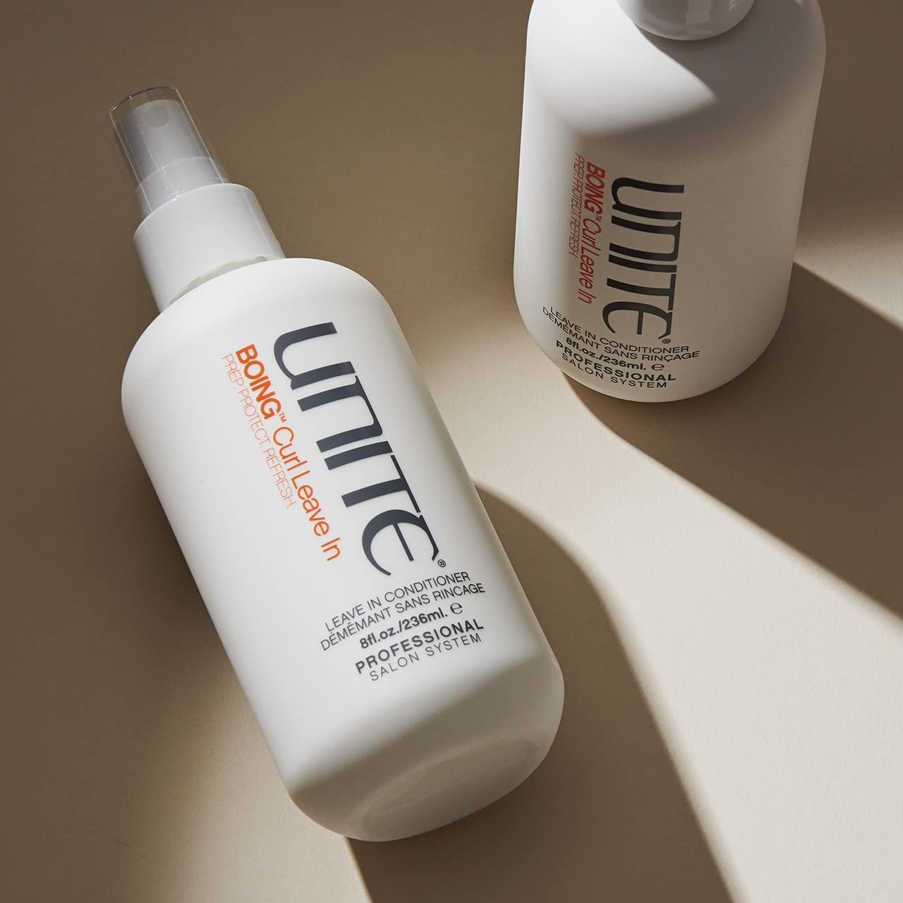 UNITE Hair BOING Curl Leave-In Conditioner Spray – Detangling, Frizz Control & UV Protection | Lightweight for All Curl Types – 8 Fl Oz