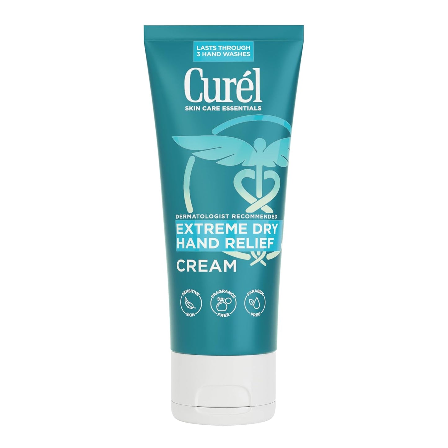 Curel Extreme Dry Hand Relief Cream - Dermatologist Recommended, Paraben-Free | 3 Oz, Long-Lasting Hydration