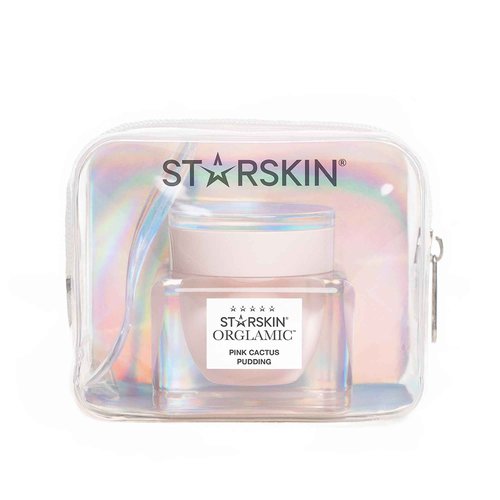 STARSKIN Orglamic Pink Cactus Pudding, Hydrating & Nourishing Cream for all Skin Types, 99.3% Natural with Prickly Pear Cactus Seed Oil & Hyaluronic Acid, Luxurious Glow Moisturizer, K-Beauty - 15ml