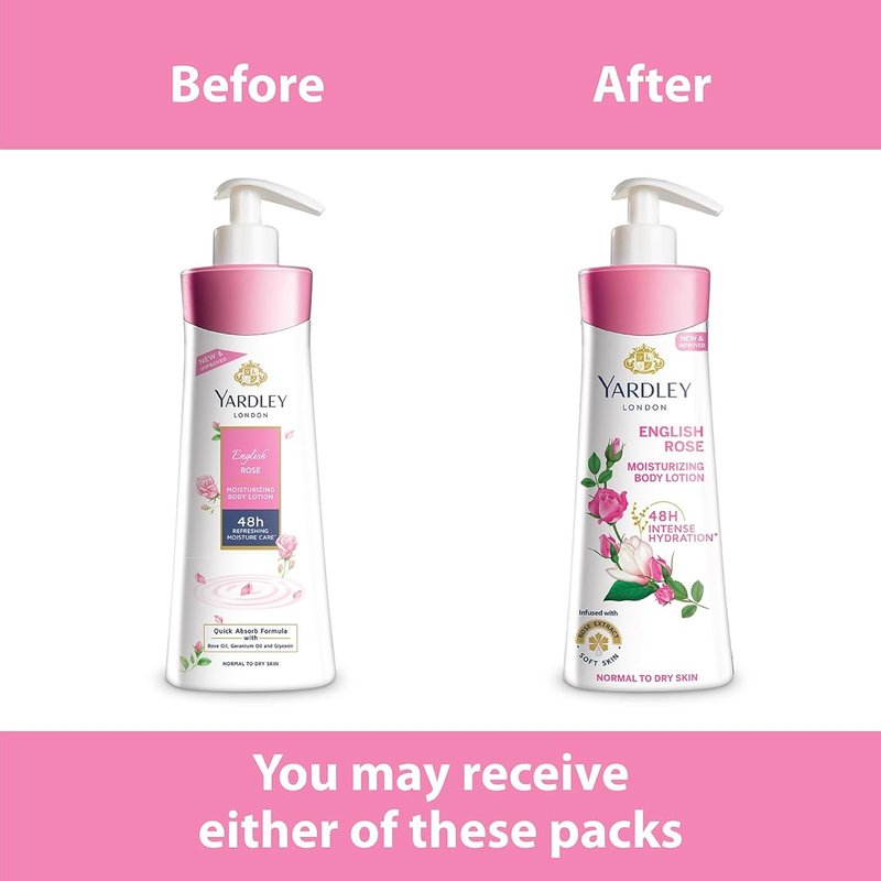 English Rose Moisturizing Body Lotion - Hydrating Formula | 400 ml