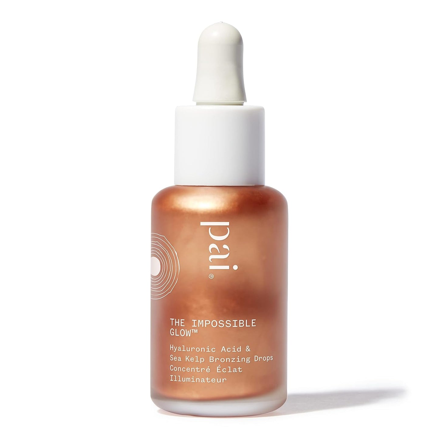 Pai Skincare - Organic Hyaluronic Acid Glow Drops | Vegan Sea Kelp Serum for Sensitive Skin (Bronze, 1 fl oz | 30 ml)