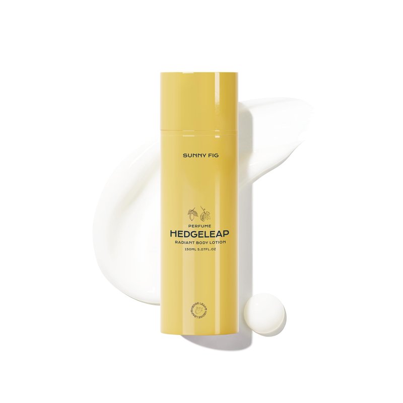 HedgeLeap Scented Body Lotion – Fragrance Moisturizer Cream Hydrating Formula Warm Fruity & Woody Perfume Scent | 2% Niacinamide & Hyaluronic Acid | Sunny Fig, 150 ml