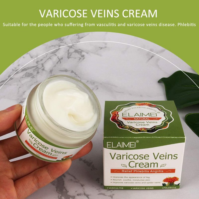 Varicose Vein Cream for Legs - Boost Blood Circulation & Reduce Spider Veins | 3-Pack