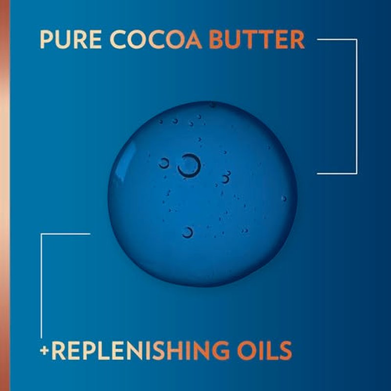Vaseline Intensive Care Cocoa Radiant for Glowing Skin Body Gel Oil Made with Pure Cocoa Butter + Replenishing Oils 6.8 oz