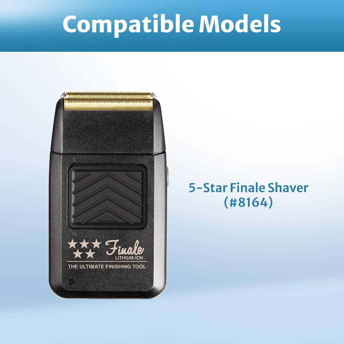 Foil Shaver Replacement Foil for Wahl 5Star Finale - 2-Pack, Black