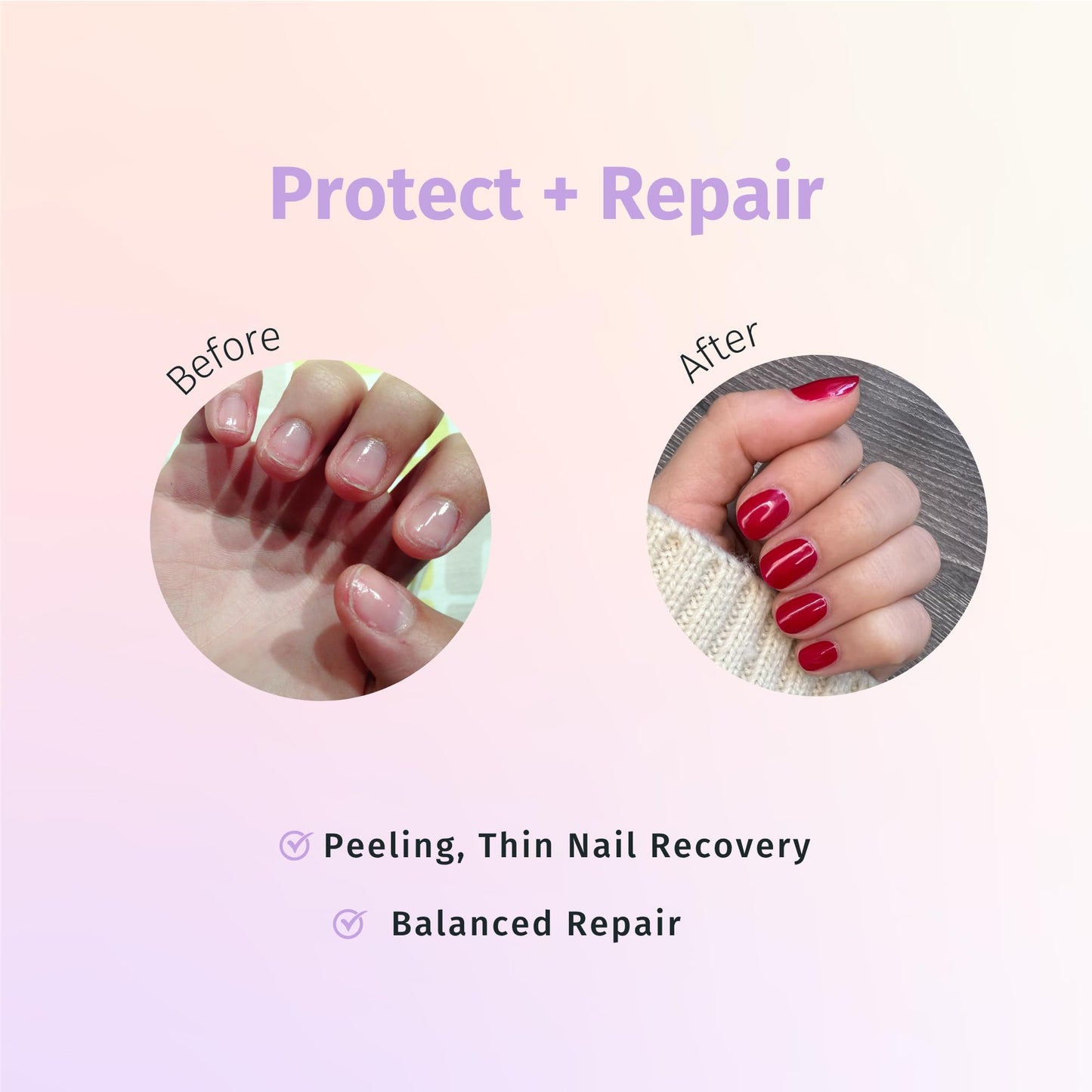 Duri Rejuvacote 2 Nail Growth Base and Top Coat, Balanced Repair - Nail Strengthening for Peeling Thin or Fragile Nails (Pack of 3)