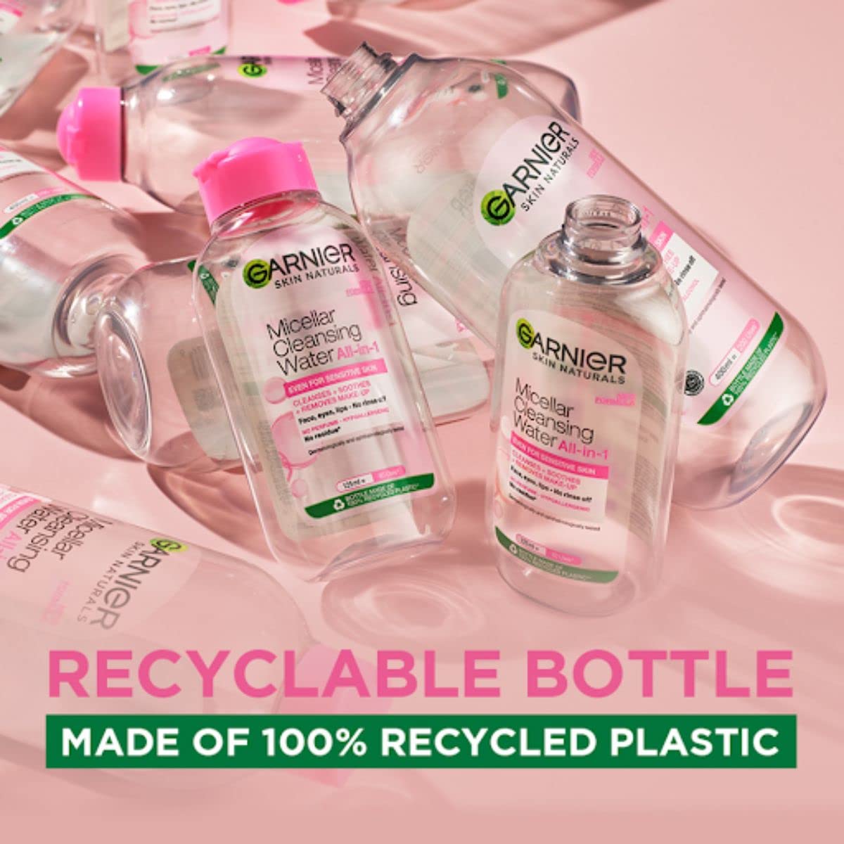 Micellar Cleansing Water by Garnier Skin Naturals | Gentle Makeup Remover, 400ml