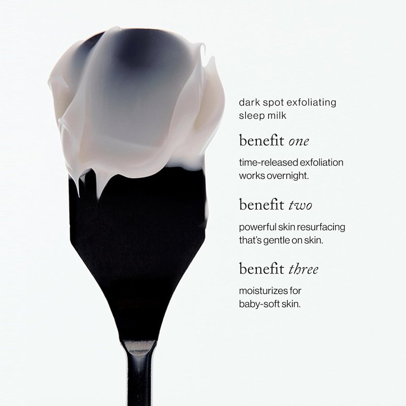 Goop Beauty Sleep Milk Serum - Intense Face Exfoliator with Glycolic Acid & Hyaluronic Acid | 1 fl oz for Smoother Skin
