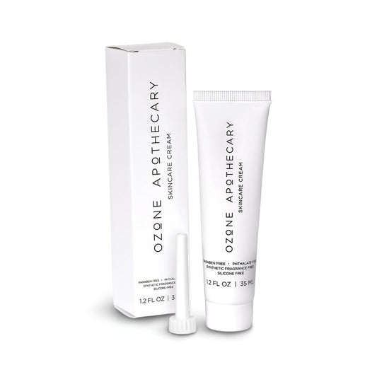 Ozone Apothecary Ozone Skin Cream | Ozone Oil Infused Absorbent Cream Skincare | Antibiotic-Free Multipurpose for Promoting Healthy Skin