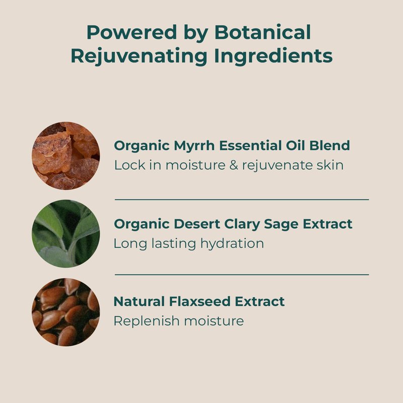 INNA ORGANIC Sheet Mask - Deep Hydration & Long-lasting Hydration | EWG & COSMOS Certified (Pack of 3) | Myrrh Essential Oils Infused Skin Care | Luxury Clean Beauty