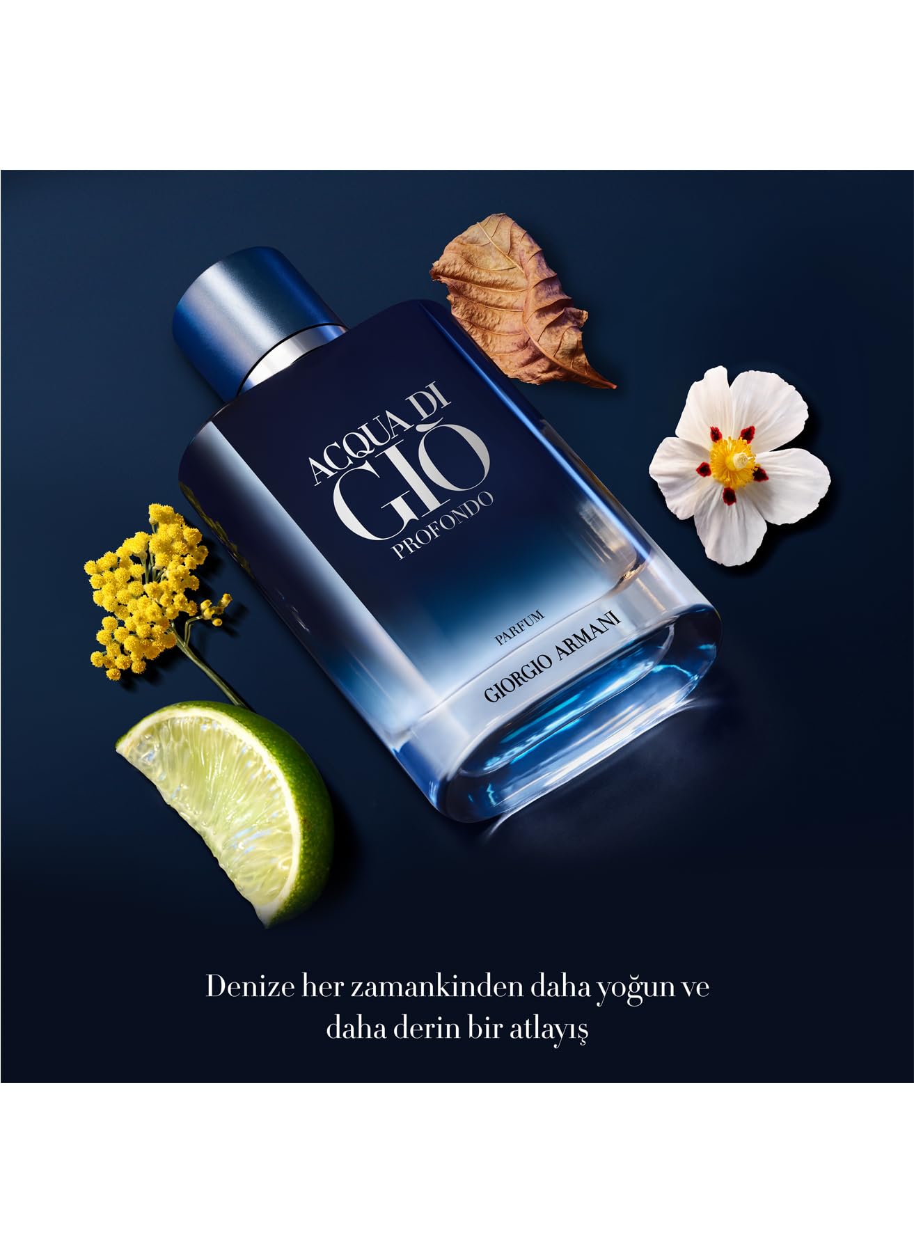 Armani Beauty – Acqua di Giò Profondo – Parfum – Cologne for Men – Fougère Aromatic & Ambery Men’s Fragrance – Bergamot, Everlasting essence, Cistus & Patchouli Notes - 3.3 Fl Oz
