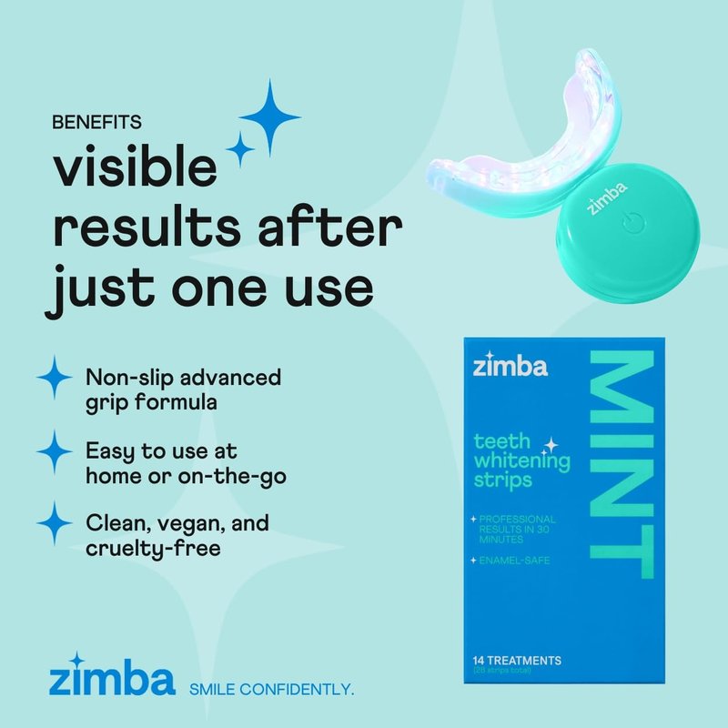 NEW Zimba Whitening On-the-go Kit | Cordless LED Accelerator Light and Whitening Pen