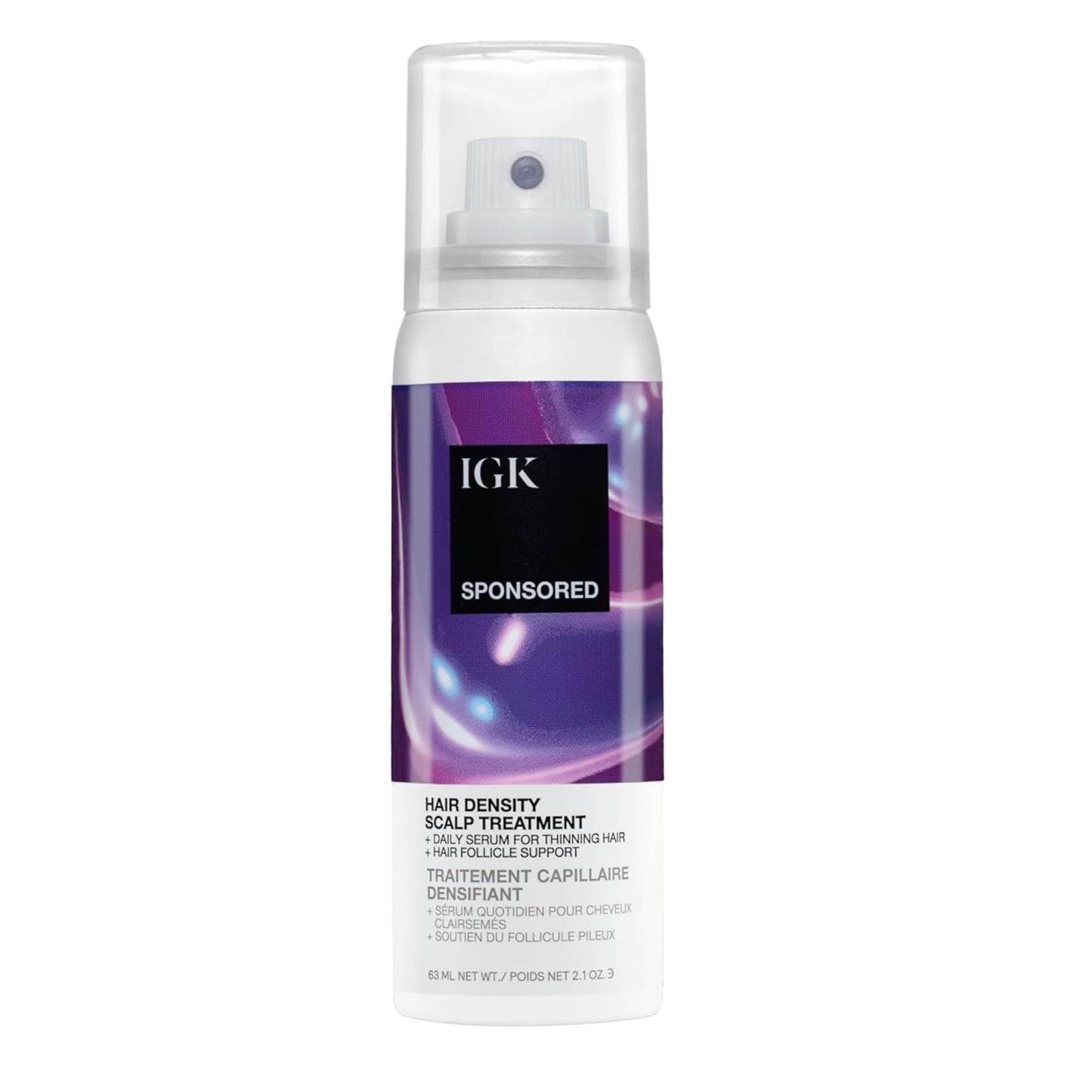 IGK SPONSORED Scalp Treatment for Hair Growth | Thickening Serum for Thinning Hair | Clinically Tested Mist for Hair Density and Volume | 2.1 Oz