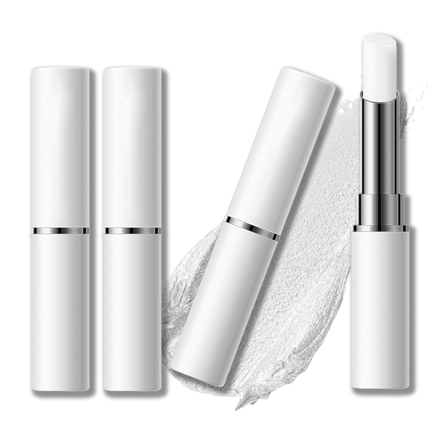 3 Pcs Lip Primer, Colorless & Odorless, Smoothing Lip Base for Makeup, Non-Sticky Lightweight Lip Balm for Daily Care, Travel-Friendly