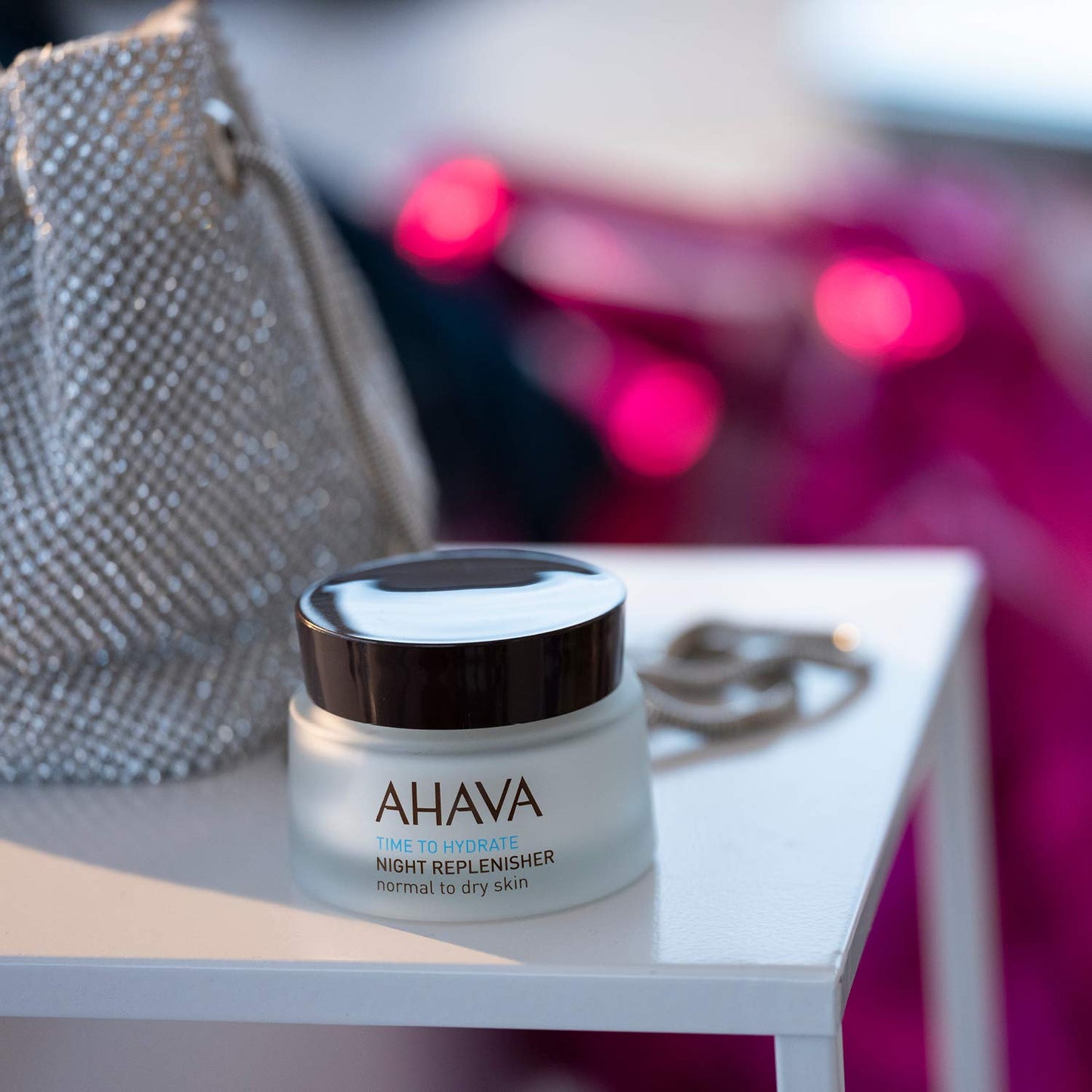 AHAVA Time To Hydrate Night Replenisher, Normal To Dry Skin - Rich & Velvety Cream for Deep Hydration, Fight Overnight Dehydration & Reinforce Skin Barrier, with Osmoter, Jojoba & Vitamin E, 1.7 Fl.Oz