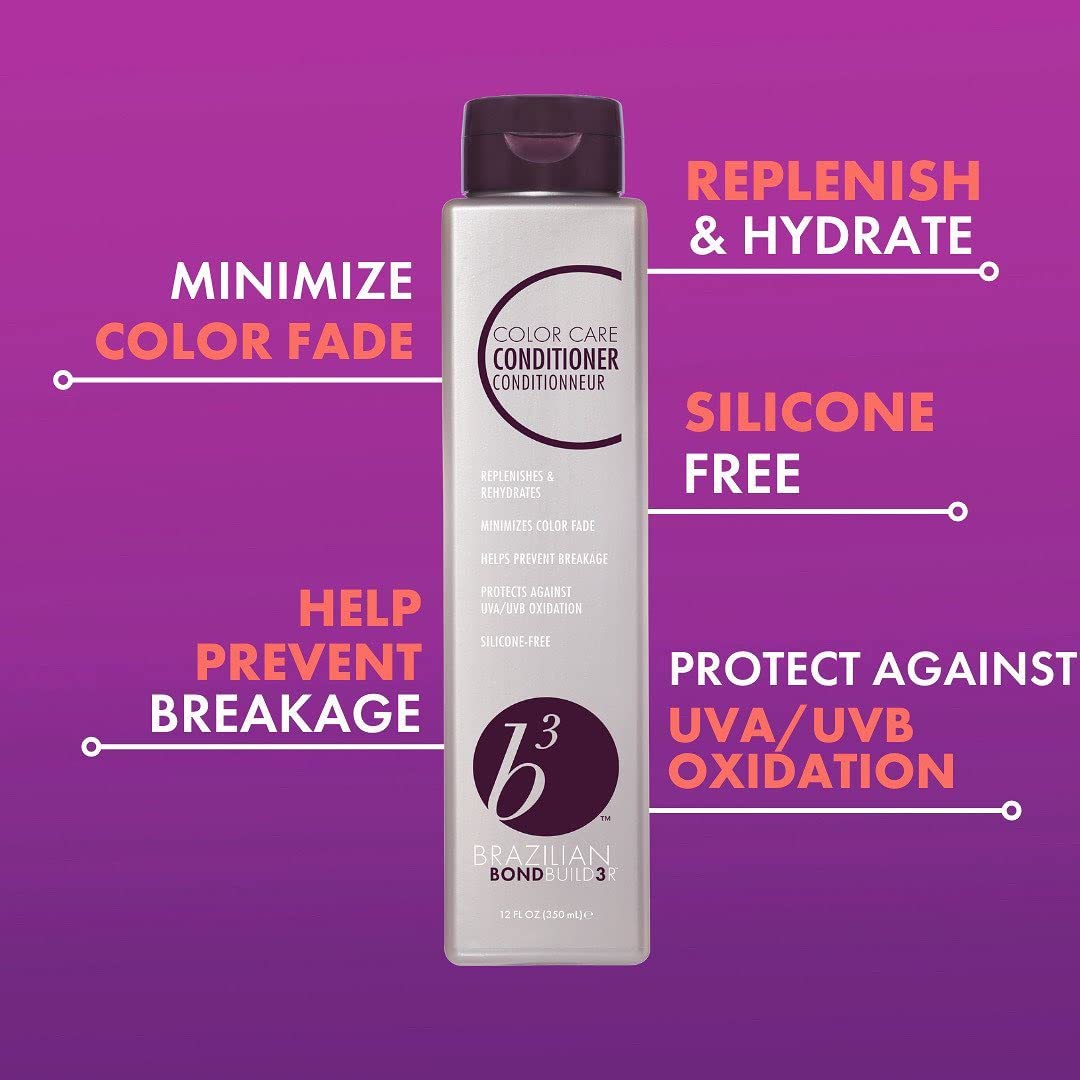 B3 Brazilian Bondbuilder Color Care Conditioner - Repair & Moisturize Color-Treated Hair | 10.1 oz