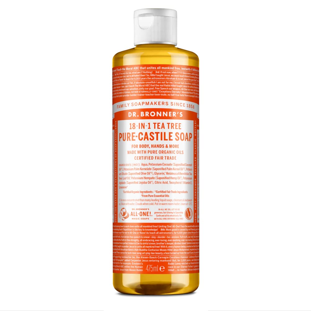 Dr. Bronner's 18-IN-1 TeaTree Pure-Castille Soap