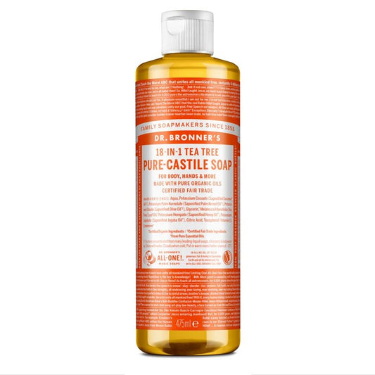 Dr. Bronner's 18-IN-1 TeaTree Pure-Castille Soap