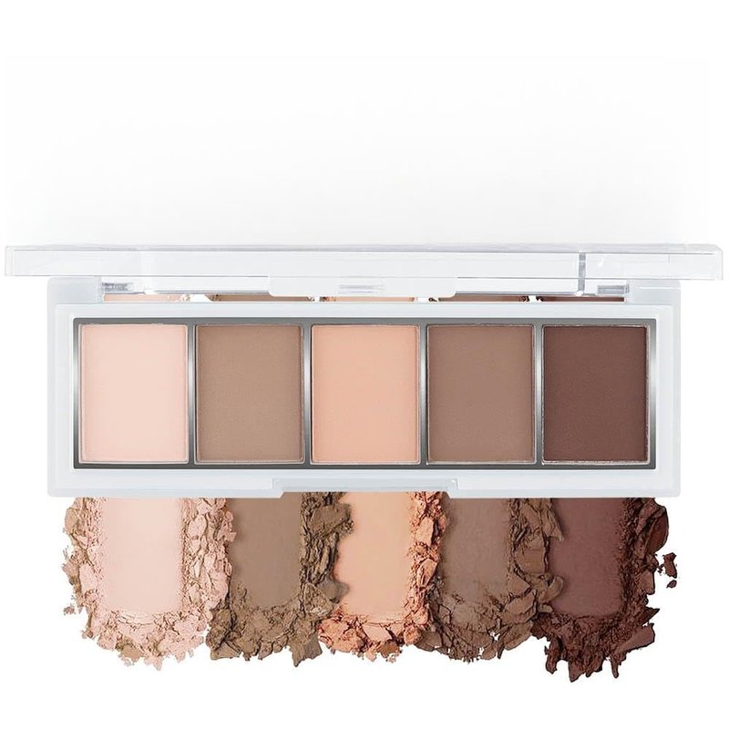 evpct 10 Colors Matte Nude Eye Shadow Palette Makeup for Older Women, Nude Brown Pink Cocoa Taupe Mauve Neutral Matte Cream Smokey Mini Eyeshadow Palette for Blue Green Eyes, Contour Makeup Palettes 4