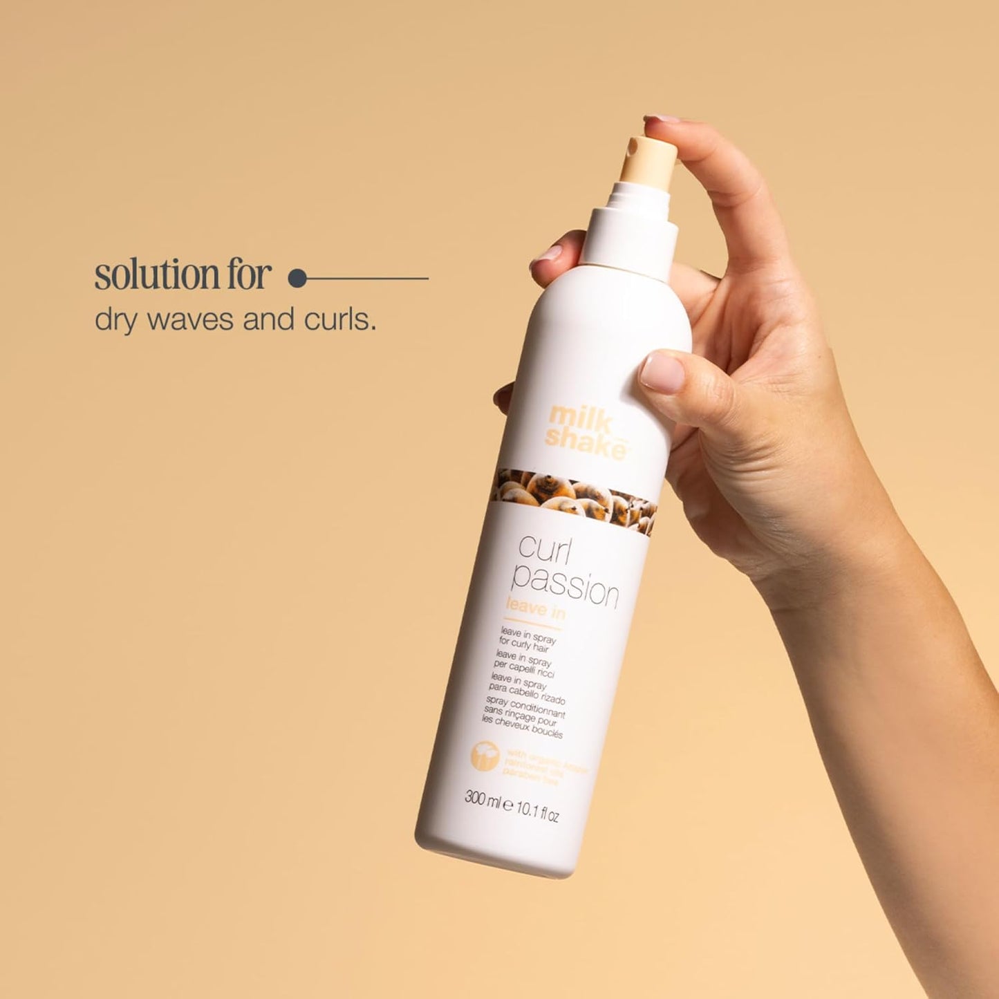 Curl Passion Leave-In Conditioner - Moisturizing Formula for All Curl Types | Detangles, Softens & Adds Bounce | 10.1 fl oz / 300 mL