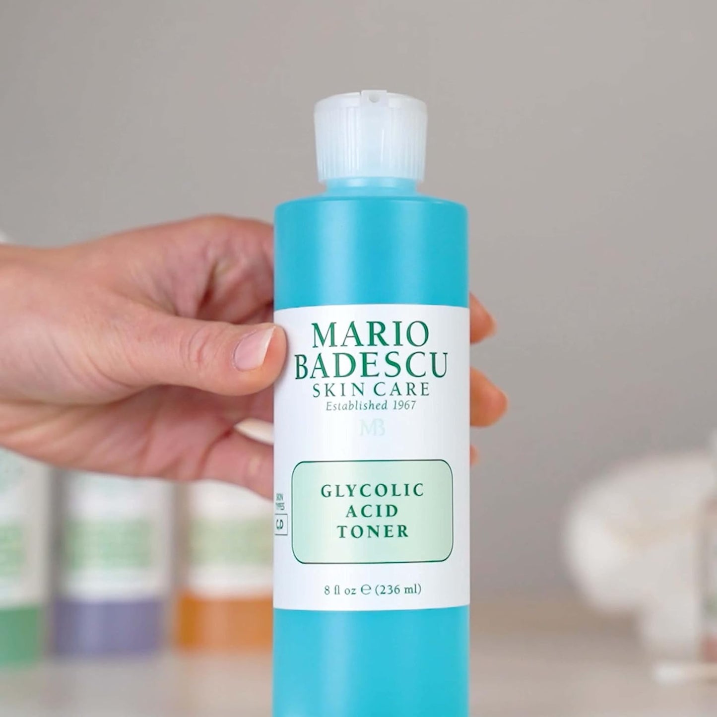 Glycolic Acid Toner - Alcohol-Free Facial Toner for Aging Skin | Exfoliating with Antioxidant Grapefruit Extract