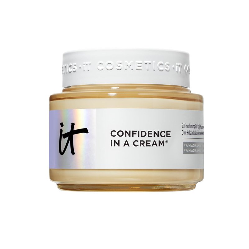 IT Cosmetics Confidence in a Cream - Hydrating Face Moisturizer for Anti-Aging | Reduces Fine Lines & Wrinkles, 48H Hydration