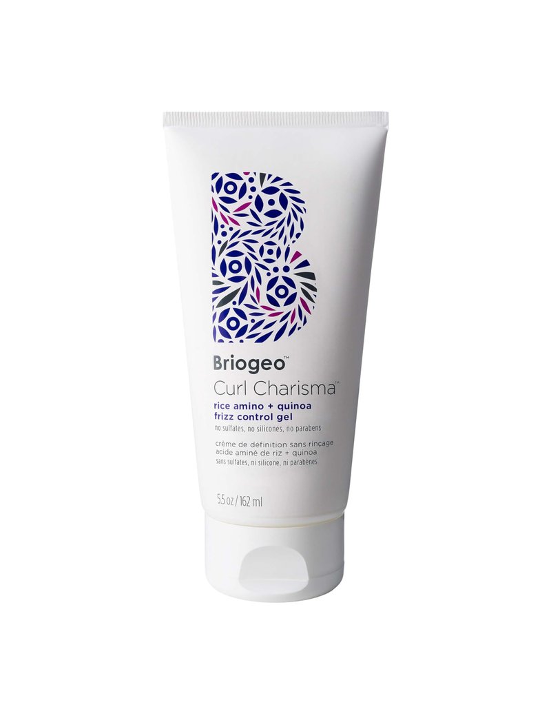 Briogeo Curl Charisma Rice Amino + Quinoa Frizz Control Gel | Curl Defining Styler for Wavy, Curly & Coily Hair Textures | Medium Hold | Vegan & Cruelty-Free | 5.5 fl oz