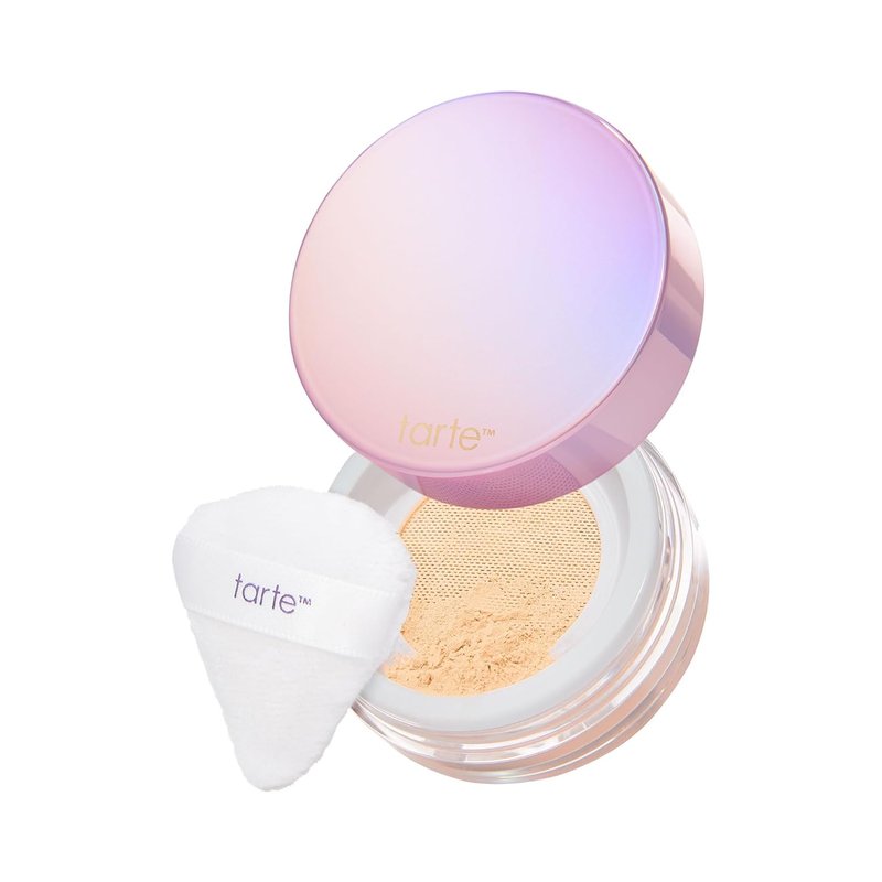 Tarte Creaseless Setting Powder - Lightweight Loose Face Powder for Longwear Finish | Vegan & Oil-Absorbing Formula