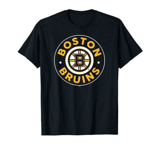 Boston Bruins Symbol Black Officially Licensed T-Shirt