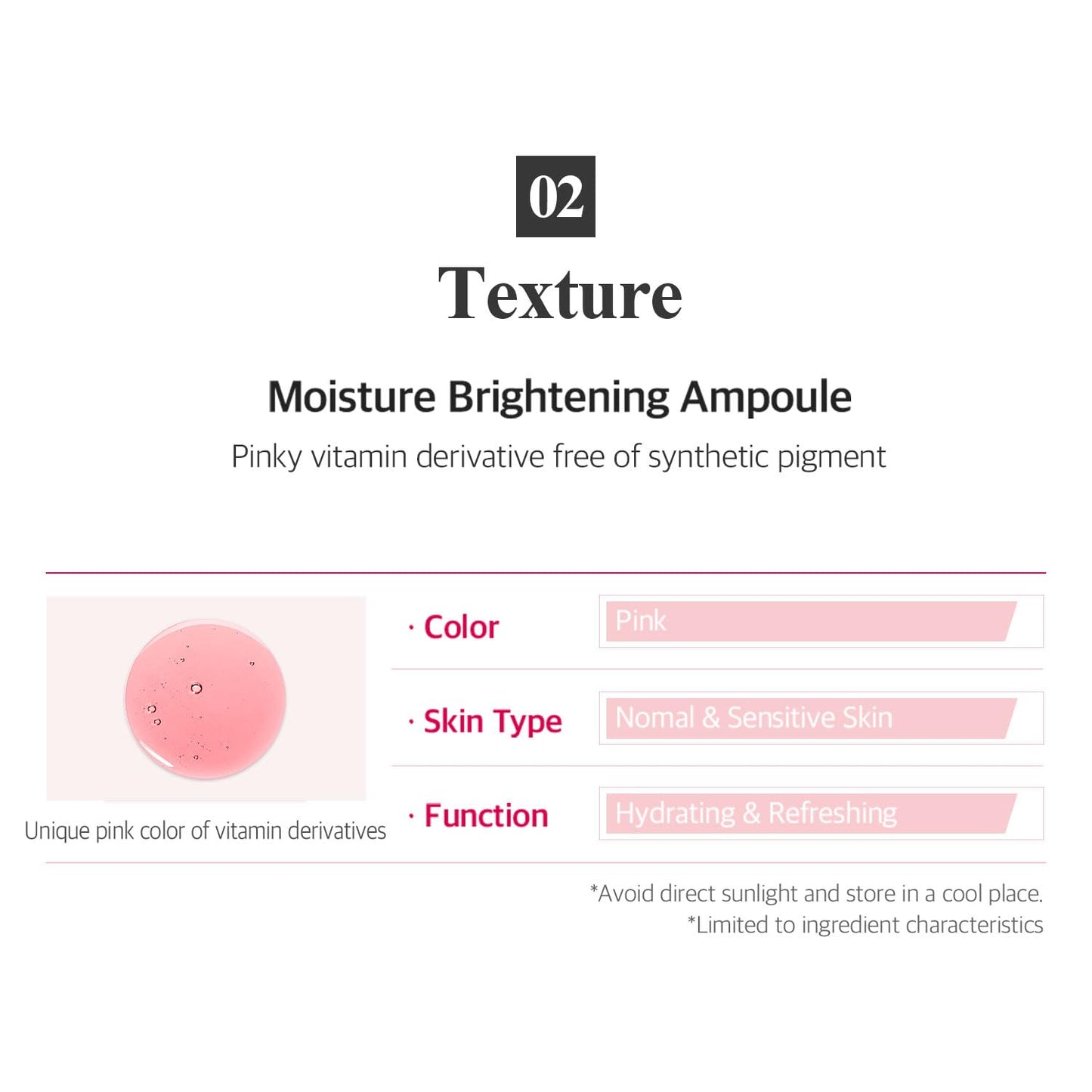 Pink Vita Brightening Eye Mask 60 Pieces (30pairs) - Rose and Vitamin B Eye Patch, Soft Bamboo Sheet Mask, Evens Skin Tone, Rose Extract, Vitamin Tree Extract, Radish Extract, Beet Root Extract