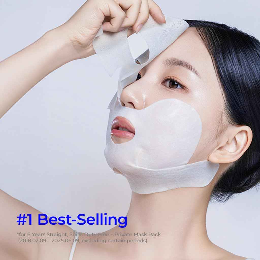 DEWYCEL PRIVATE CARE MASK with edelweiss callus culture extract | 3STEP face mask for glow skin - elasticity, hydrating, firming | Soothing Recovery & Moisture with Panthenol, Niacinamide